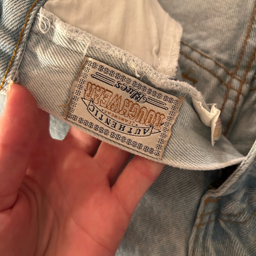 American Vintage Light Blue Jean Shorts - Picture 2 of 3